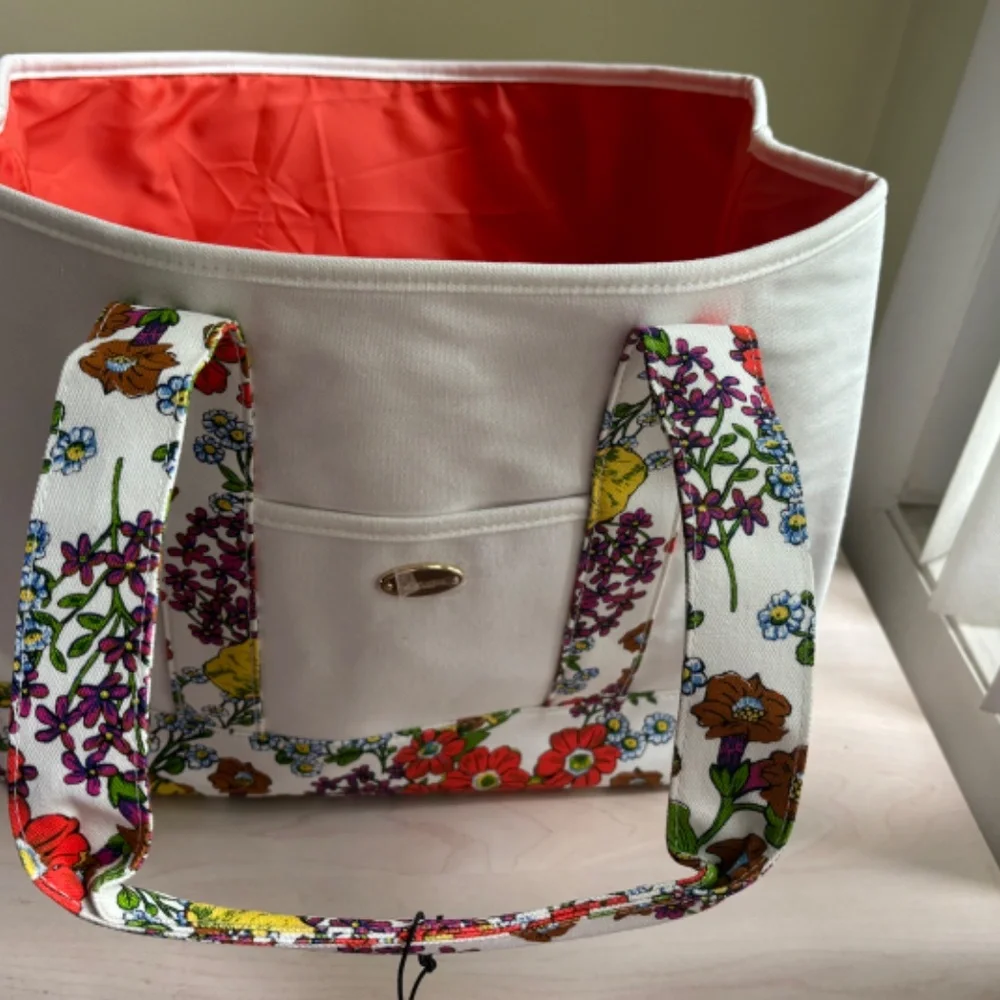 Sale! New Coach Violet Leather Crossbody w/ 2 Straps & Coach Floral Pattern Tote